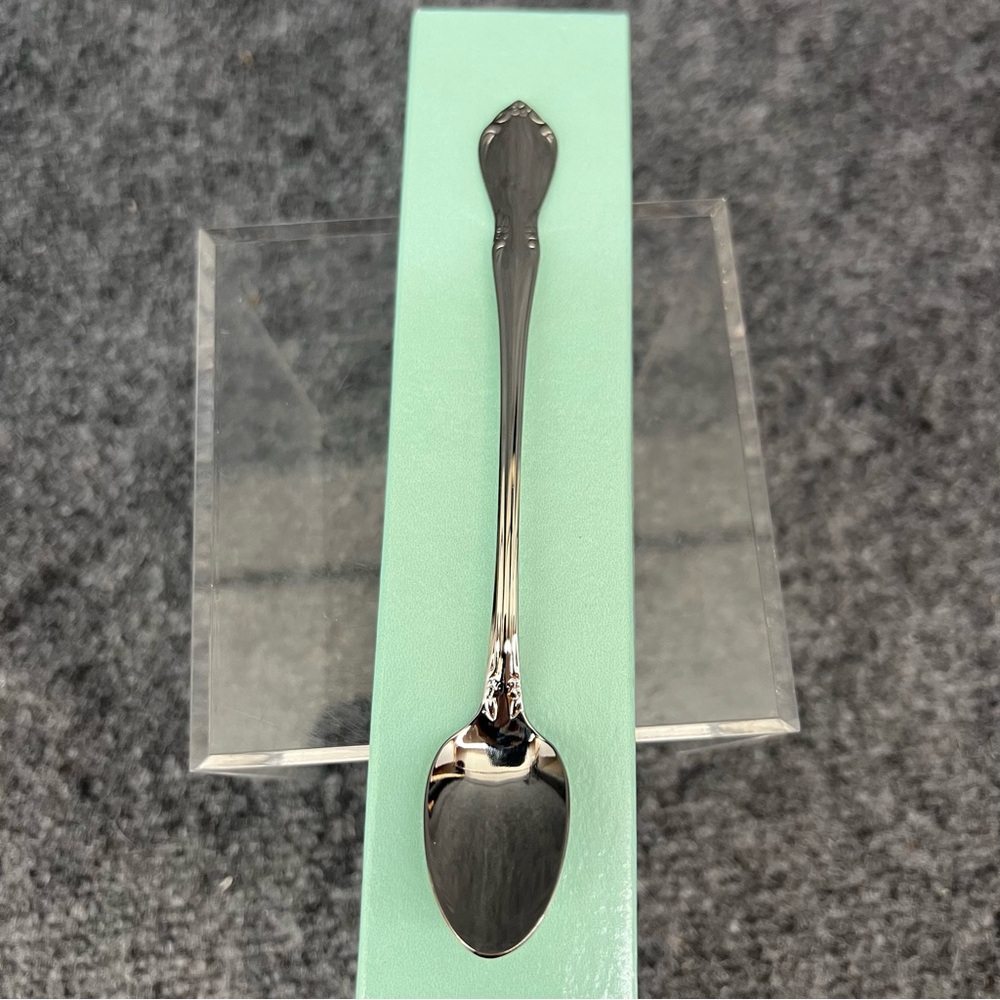Oneida Stainless Steel Chateau Infant Feeding Spoon 5.5" Flatware With Box